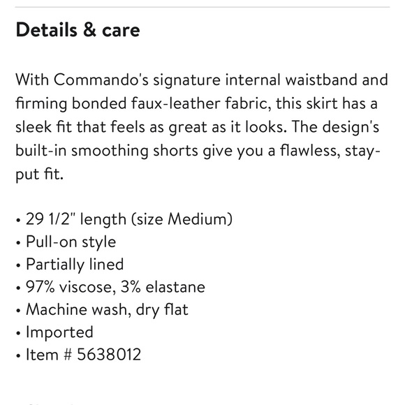 Commando leather midi skirt - Picture 7 of 7